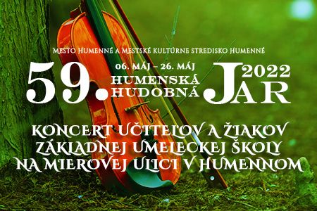 59. Humenská hudobná jar -  koncert učiteľov a žiakov Základnej umeleckej školy v Humennom