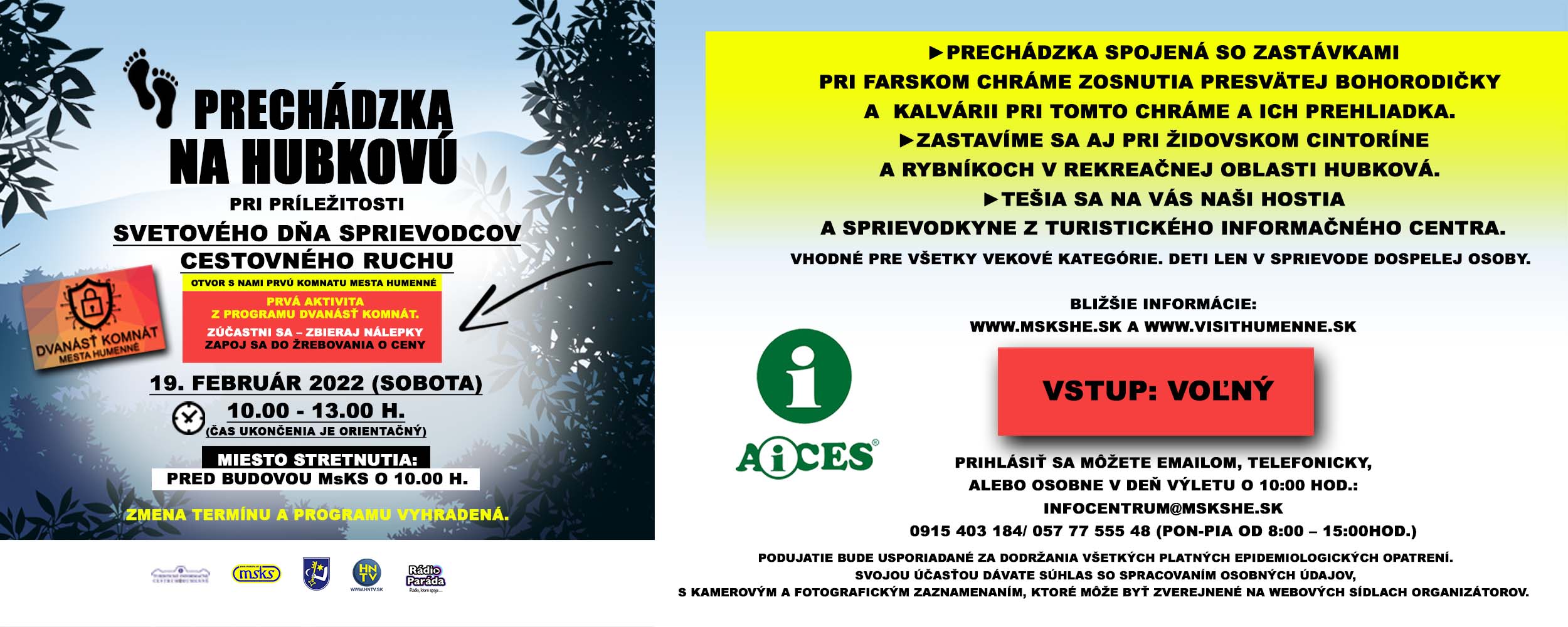 prechádzka na HUBKOVÚ